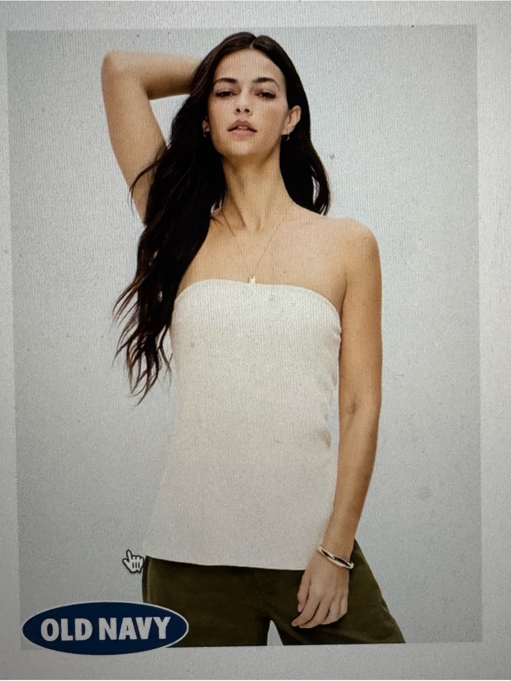 Old Navy Asymmetrical Tube Top